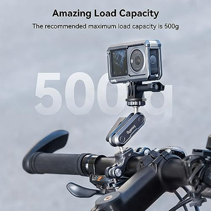 SMALLRIG Bike Motorcycle Handlebar Mount for Gopro, Pole and Roll Bar Mount, CNC All-Metal 22-32mm for Action Cameras Gopro, Insta360 and DJI - 4191