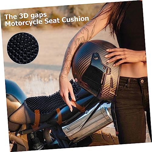 VALICLUD Motorcycle Seat Cushion Silicone Pad for Motorbike Breathable Slip Shockproof Cooling Silicone Seat Cover Comfortable Motorcycle Saddle Cushion for Long Rides