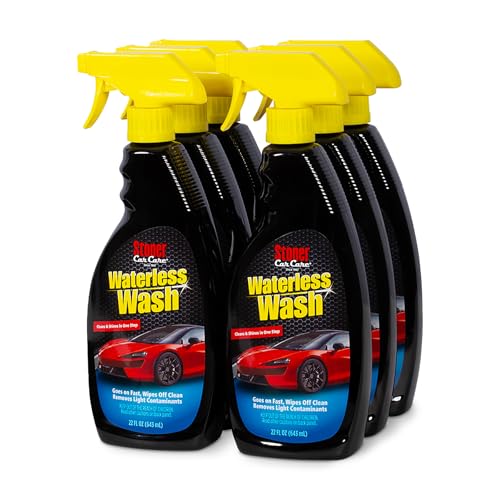 Stoner Car Care 92604-6PK Waterless Wash Car Detailing Spray – Safe, Scratch-Free Formula Quickly Cleans, Shines & Protects Cars, Trucks, Boats, Motorcycles, RVs & More – 22 Fl Oz, Pack of 6 - size: 22 Fl Oz (Pack of 6)