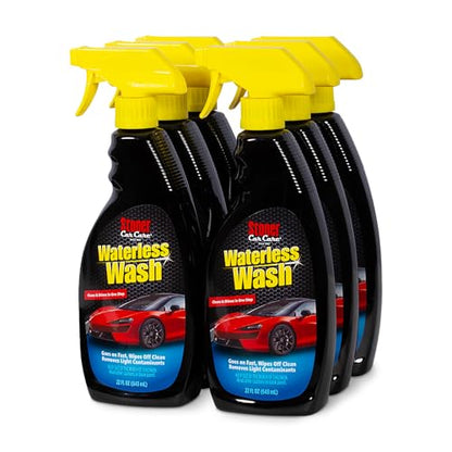 Stoner Car Care 92604-6PK Waterless Wash Car Detailing Spray – Safe, Scratch-Free Formula Quickly Cleans, Shines & Protects Cars, Trucks, Boats, Motorcycles, RVs & More – 22 Fl Oz, Pack of 6 - size: 22 Fl Oz (Pack of 6)