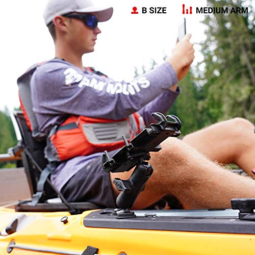 RAM MOUNTS B Size 1" Double Socket Mount Arm – Short (RAM-B-201U-A) - size: 2.4 in.