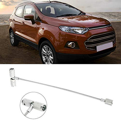EVGATSAUTO Valve Stem Tool – Stainless Steel Tire Valve Stem Installation & Removal Tool for Car, Motorcycle, ATV, and Bike Tire Repair – Valve Core Remover and Stem Puller