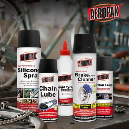 Chain Lubricant & Brake Cleaner Kit—Waterproof, Rust-Proof, Corrosion-Resistant Chain Lubricant + Chlorine-Free Brake Cleaner Spray | Suitable for Motorcycles, Bicycles, Cars, and All Vehicles