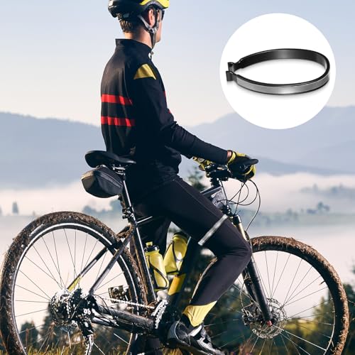 High Reflective Cycling Trousers Clips, 4 Pcs Bike Ankle Reflective Clip Outdoor Cycling Reflective-Gear Pant Cuff Clips - color: Silver