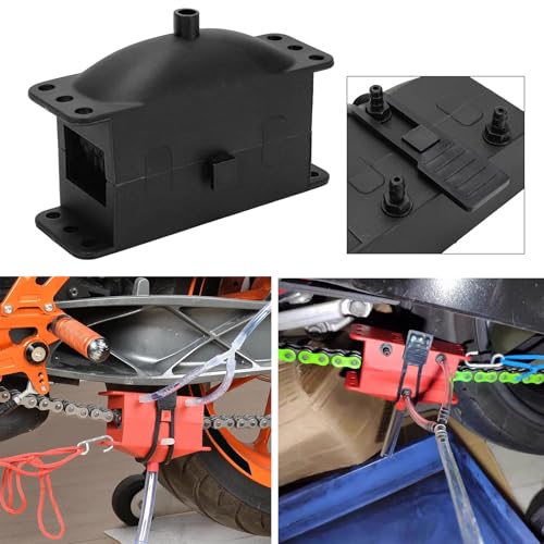 Universal Motorcycle Chain Cleaning Tool Chain Lube Brush Kit,Rust Prevention and Noise Reduction for Mountain Bikes - color: Black