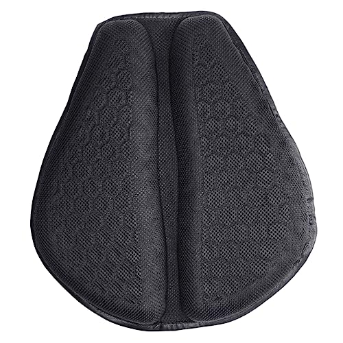 Luxshiny Motorcycle Seat Cushion Cover Gel Seat Pad for Motorbike Reusable Breathable