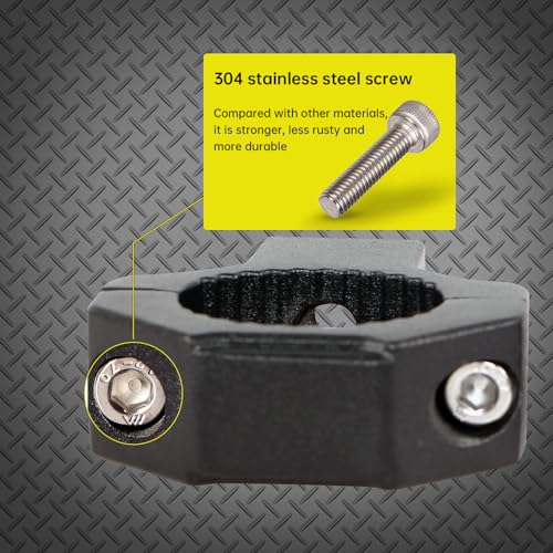 Bar Mounting Bracket Clamp for 0.75 to 1.25inch Bar,Universal Mount Tube Clamps 0.75"/0.875/1.0/1.125/1.25inch for UTV ATV Bars (4Pack) - size: 0.75~1.25inch