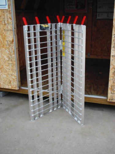 Aluminum Ramps 4 ft. USA - Motorcycles on to Trailers - 5244 MCDR Ramp - size: 4ft x 44in - 1,500lb cap.