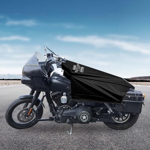 GARGOYLE BELLS Motorcycle Cover Seat Shade Cover Bike Covers Lightweight Half Covers Outdoor Sun Protection All Season Fits Various Motorcycle Models - Black, M - color: Black-Ride Faster Than Your Angel, size: M