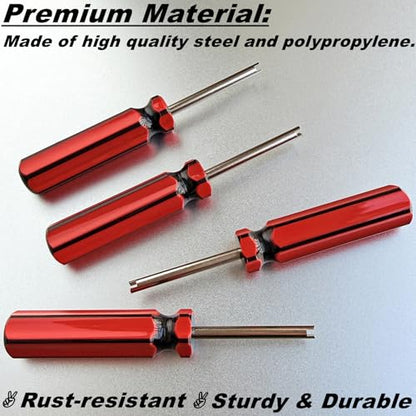 5Pcs Tire Valve Stem Removal Tool - Premium Single Heads Valve Core Remover,Great Tire Valve Tool for Schrader Valve Cores (5Pieces Single Heads Valve Tools)