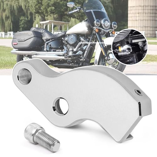 EZ Shift Neutral Gear Assist Bracket for Harley M8 2018-2025 Touring 2018-2025 Softail Breakout Motorcycle Silver - color: Silver N