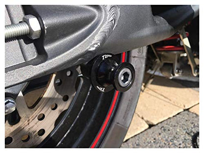 for Suzuki TL1000S / TL1000R All Year TL1000 R S TL 1000 R S 8mm Motorcycle Swingarm Sliders Spools Swingarm Stand Screws Slider Anti-Fall Frame Sliders - color: Orange