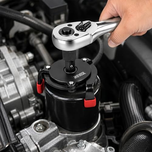3-Piece Oil Filter Wrench Set, 9" & 12" Adjustable Oil Filter Pliers with 3-Jaw Universal Oil Filter Removal Tool, Oil Change Tool for Car, Motorcycle, Truck & Home Garage Maintenance