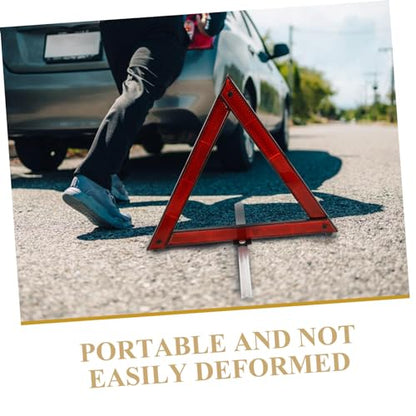 CANIGHT 3pcs Car Emergency Tool Reflective Roadside Safety Triangle Warning Triangle Road
