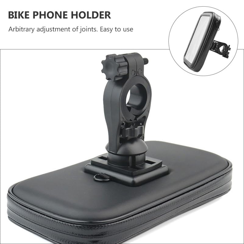 Lurrose Bike Phone Bag: Waterproof Bike Phone Holder with C2 Bracket, XXL 7-inch Compatible, Touchscreen Compatible for Outdoor Riding