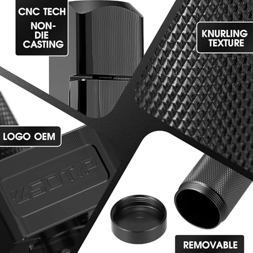 Throttle Grip Throttle Cable Motorcycle 22mm Universal CNC Aluminum Accelerator Throttle Twist Grips Handlebars for KLX CR CRF EXC XR TTR CB SSR ATV Dirt Bike Pit Bike - color: Style-B-Black