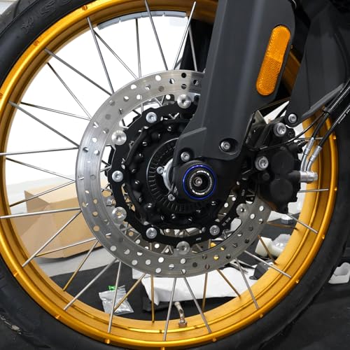 Motorcycle Front Rear Fork Sliders Wheel Frame Slider Crash Protector Axle Slider Crash Pads Compatible With 2026 GSXR 600 GSX-R 750 1000 GSX-R750 gsx-r600 gsxr1000 r (Gold) - color: Gold