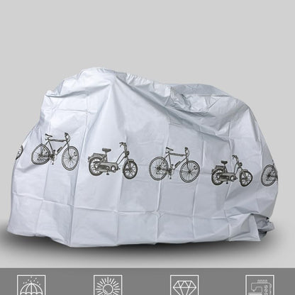 Bicycle Motorcycle Cover, All-Outdoor Protector Portable for Easy Storage- Compact to Carry, 79"L