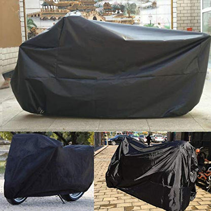 J&C 96x41x49Inhces Motorcycle Cover Waterproof Dust-Proof Outdoor Rain UV Protector Motorbike Covers forMotorcycle - size: XL