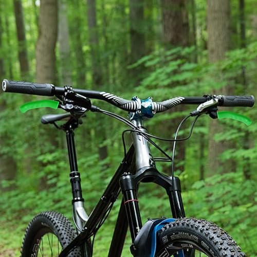 2 Pairs Bicycle Brake Lever Grip Protector Cover, Non-Slip Brake Lever Grip, Silicone Sleeve Universal Brake Protection Handle Cover for Bicycle, Cycling, Road/Mountain Bikes, Green - color: Green