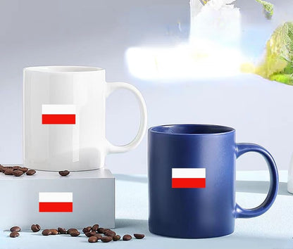 4 PCS Flag Stickers - Poland Flag Stickers Decals for Cup Computer Laptop Car Bumper Window Helmet Musical Instrument with Smooth Surface - size: Poland