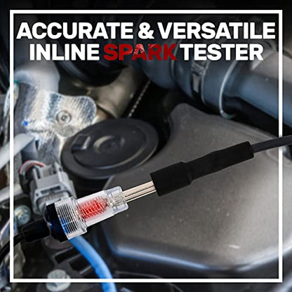 Ram-Pro Spark Tester, Plug Engine Ignition Tester, 6-12 Volt Fool-Proof – Pick Up Coil/Armature Diagnostic Detector Tool – for Automotive, Car Lawnmower Small & Big Internal/External Engines 2 PK - size: 2 Pack