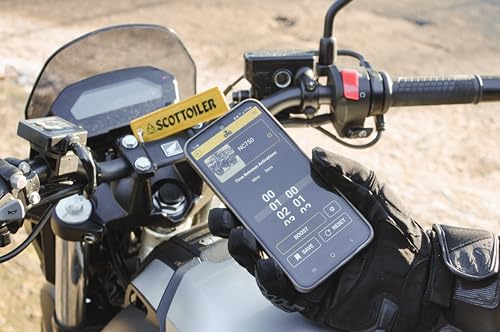 Scottoiler Essentials Micro xSystem 3.0+ Electronic Automatic Motorcycle Chain Lubrication System with Bluetooth App Control