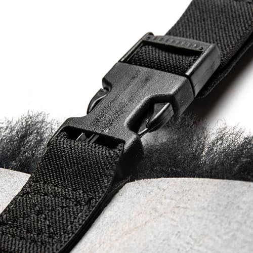 Large Sheepskin Buttpad® - Motorcycle Seat Pad (Long Hair Twilight)