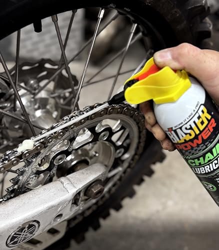B’Laster Chain Lube – Compatible with All O, X, and Z-Ring Types – Reduces Friction & Wear, Protects from Rust – Use as Motorcycle or Bike Chain Lube – 14oz