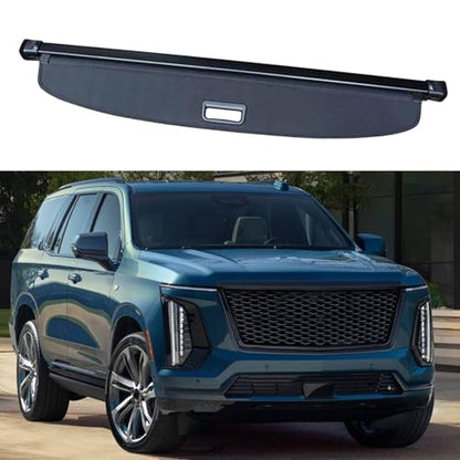 Compatible with Cadillac Escalade 2024+, Car Rear Boot Boot Cover, Luggage Storage Compartment, Organiser, Rack Dividers, Curtain