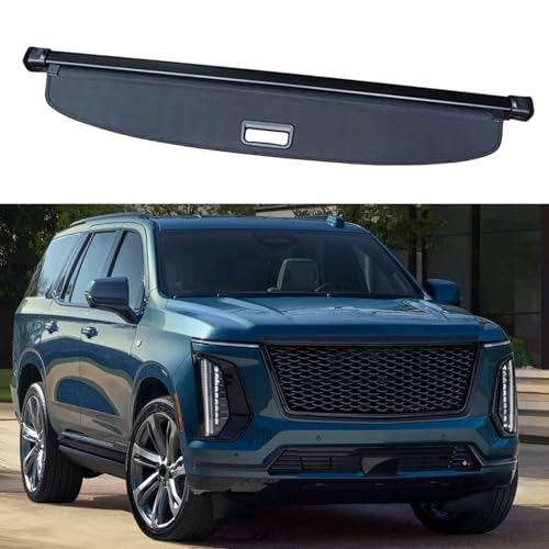 Compatible with Cadillac Escalade 2024+, Car Rear Boot Boot Cover, Luggage Storage Compartment, Organiser, Rack Dividers, Curtain