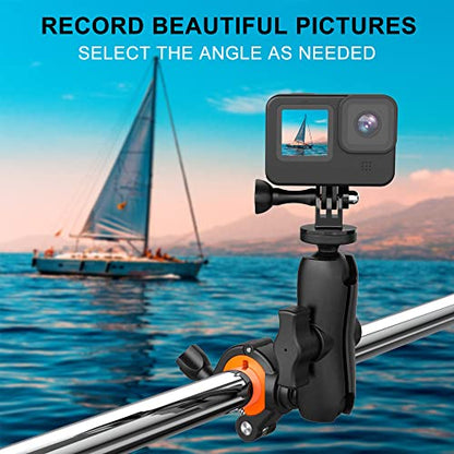 Handlebar/Seatpost/Pole Mount for Insta360 ACE Pro One X4 X3, X2, X, One R, RS, GO 2, GoPro, Bike Motorcycle Holder Head Super Clamp Mount Accessories