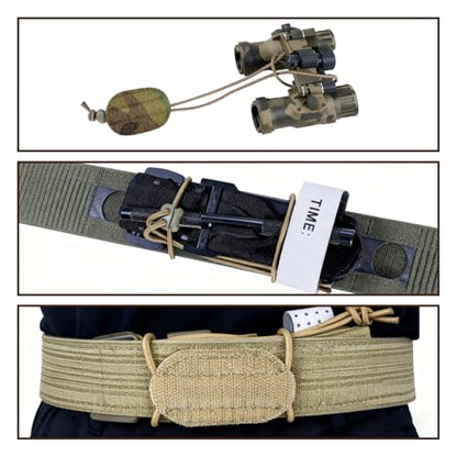 Tactical Night Vision Goggle Lanyard Elastic Fixing Lanyard, Suitable for PVS7, PVS14, PVS31 Helmet-mounted Night Vision Devices, Tourniquet Fixing Strap.