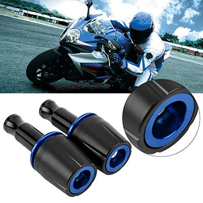 Universal Motorcycle Frame Sliders,Universal Motorcycle Crash Protector,Blue Frame SlidersPowersports Frame Sliders,Universal Slider Frame Sliders Crash Pad Protector 10mm Screw for Z125(Blue)