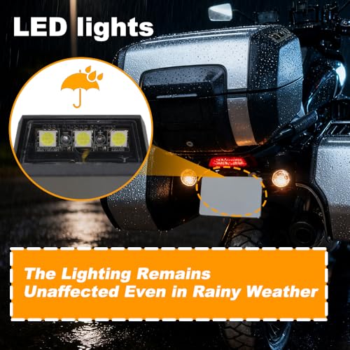 Fender Eliminator Bracket Kit Fit for Pan America 1250/1250 Special 2021-2026 Tail Tidy with LED License Plate Light