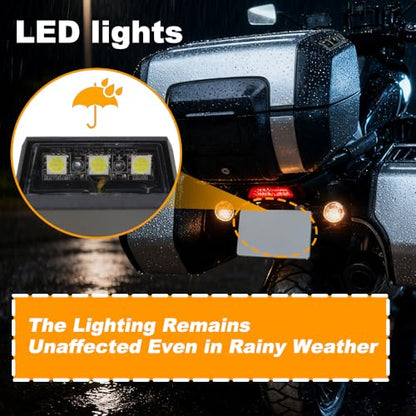 Fender Eliminator Bracket Kit Fit for Pan America 1250/1250 Special 2021-2026 Tail Tidy with LED License Plate Light