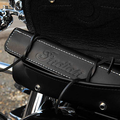 Indian Motorcycle Genuine Black Leather Fork Bag Tool Roll, for Specific Models - Part 2880944-01