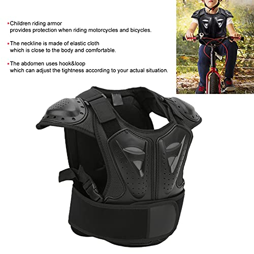 Kids Riding Armor Kids Cycling Armor Youth Body Protector Child Protective Vest Chest Back Protector Reflective Adjustable Hook and for Motorcycle Scooter - size: Large