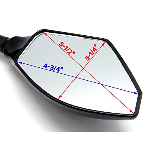 Motorcycle Rearview Mirror LED Turn Signal Mirror Running Light Rear View Mirror for CBR1000F CBR600F CBR900RR YZF FZ1 FZR600