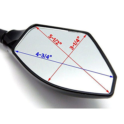Motorcycle Rearview Mirror LED Turn Signal Mirror Running Light Rear View Mirror for CBR1000F CBR600F CBR900RR YZF FZ1 FZR600
