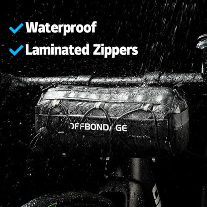Bike Handlebar Bag for Bicycle Front Storage Bag Waterproof Shoulder Bag with Shoulder Strap for Road Mountain Bike Bikepacking