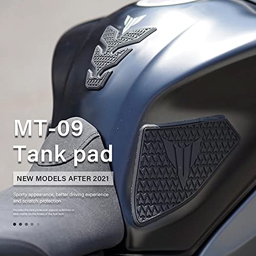 Motorcycle Tank Traction Pad Side Gas Knee Grip Protective Sticker Protector For Yamaha MT-09 MT 09 MT09 from 2021-2022 2023