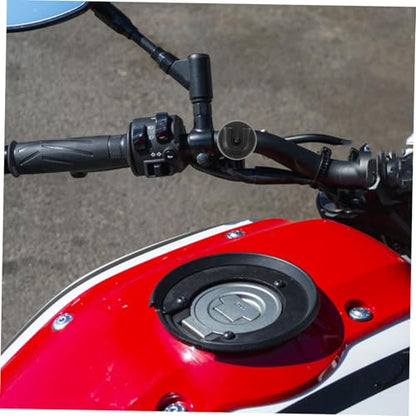 SHOWERORO 2pcs Motorbike Microphone Holder Clip Handheld Radio Mount for Motorcycle Compatible and High-strength Easy Installation for Versatile Use