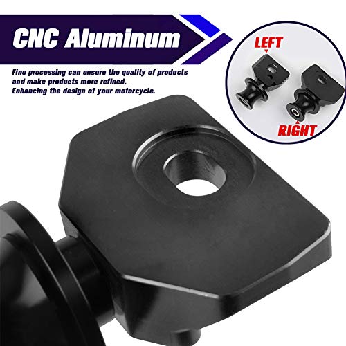 Motorcycle CNC Aluminum Rear Wheel Fork Axle Slider Swingarm Spools Stand Pick Up for H.onda CB650R CBR650R CB 650R CBR 650R CB 650 R CBR 650 R 2019 2020 2021 2022 2023 (Black) - color: Black