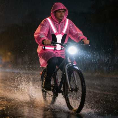 Warning Vest with LED Lights Providing Enhanced in Dark Conditions for Runners and Riders Cyclists Runner Clothing - color: A