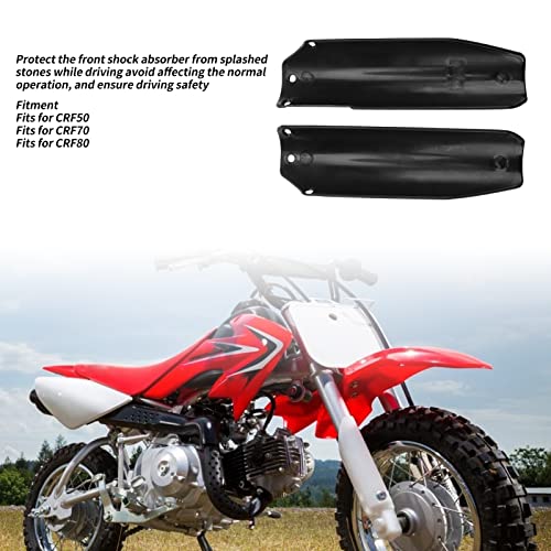 Fork Guards for CRF50 CRF70 CRF80 Motorcycles Front Shock Absorber Cover Durable Slider Protector Replacement