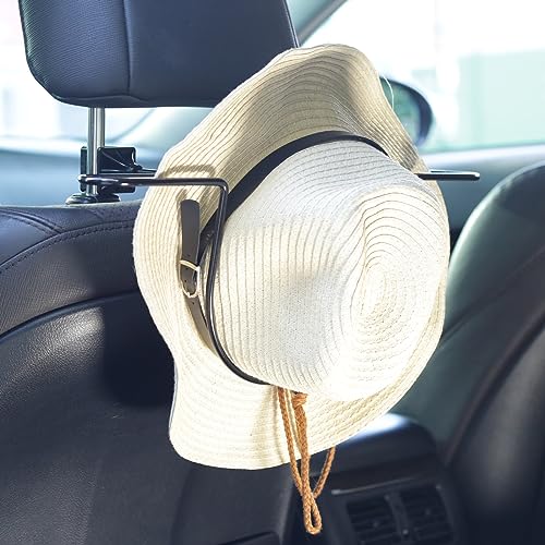 GEEDAR Car Hat Holder Rack for Truck SUV Accessories - Design for Panama Fedora and Flat Brim Hats - size: for Flat Brim Hats