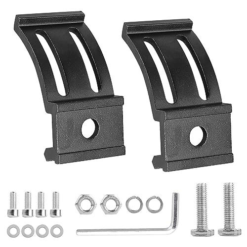 Slide Mounting Bracket LED Bar Base Mounting Brackets Universal Adjustable Side Bracket Kit for Most Work Lights Pod Lights from 4 inch up to 52 inch (Pack of 2) - size: Light Bar Adjust Bracket-Double