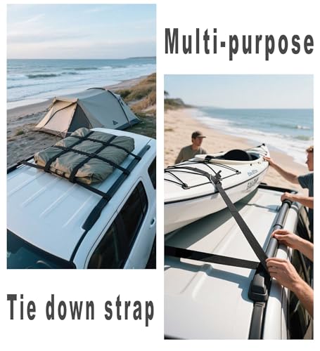 2 Pack 1.5in x 12ft Lashing Straps with Cam-Buckle and Grip-pad, Heavy Duty Cargo Tie-Downs, Multi-Purpose Cinch for Moving Straps - color: 2 Lashing Straps