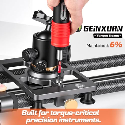 GEINXURN 71PCS Click Torque Screwdriver Set 1/4” Drive, 10-50 Inch Pound Torque Screw Driver Kit with Screwdriver Bit, Socket, Mini Torque Wrench for Maintenance, Tools, Bike Repairing and Mounting